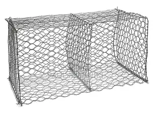 Woven Gabion Baskets With Thicker Selvedge Wires