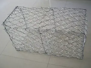 Woven Gabion Baskets With Thicker Selvedge Wires