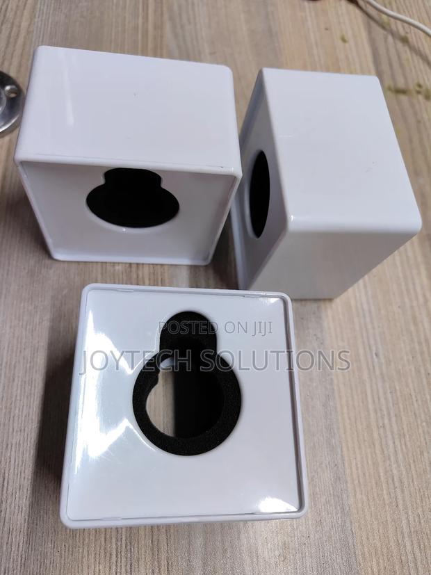 White Microphone Flag - main view