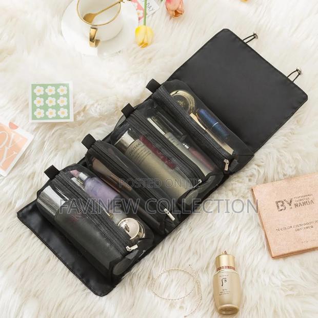 4pcs in 1 Detachable Makeup Bag Large Capacity Pouch - thumbnail 4
