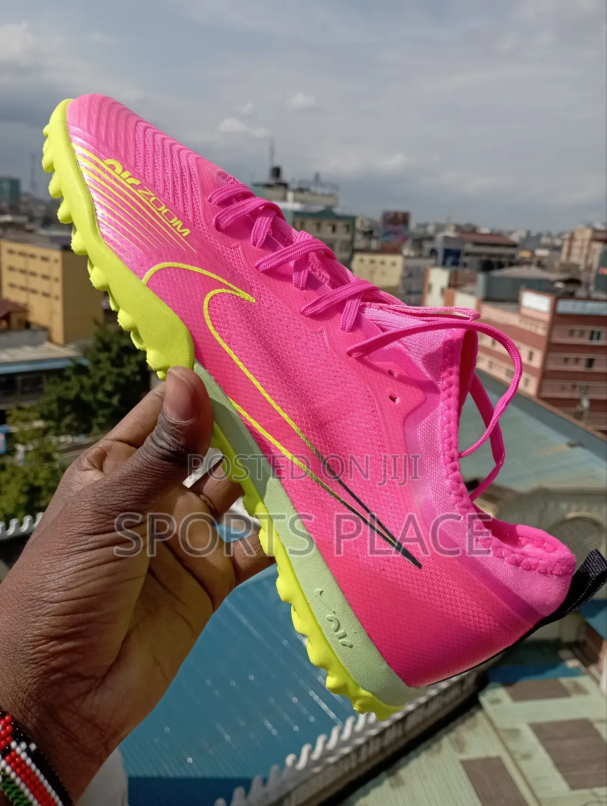 Nike Mercurial Air Zoom Pink Turf Boots