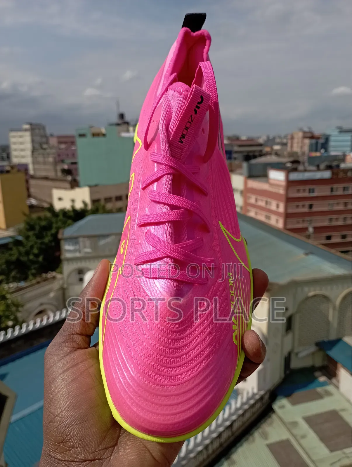 Nike Mercurial Air Zoom Pink Turf Boots