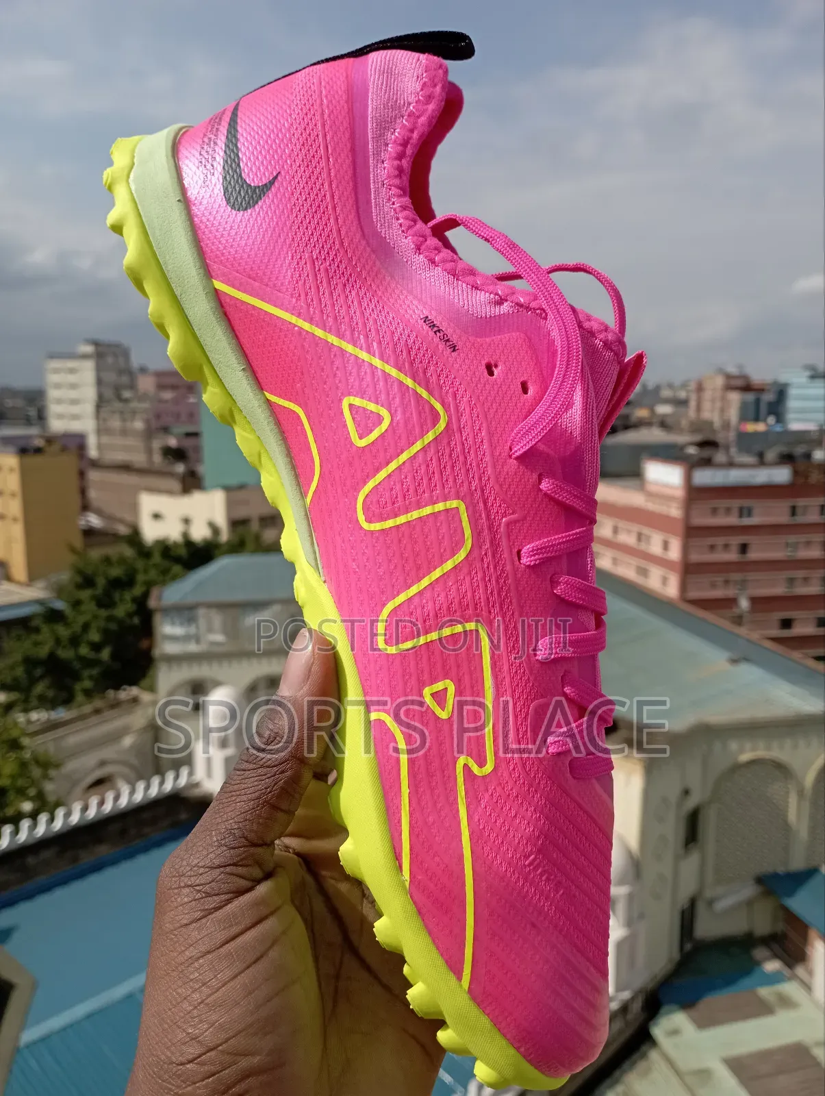 Nike Mercurial Air Zoom Pink Turf Boots
