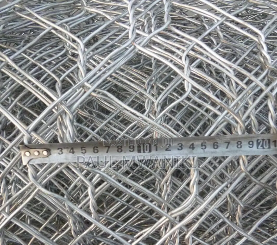 Wire Mesh Hexagonal Gabion Box Double Twisted for Flood Cont