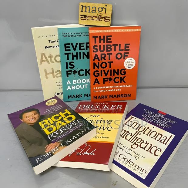 Atomic Habits, Rich Dad Poor Dad and Self-Help Books - main view