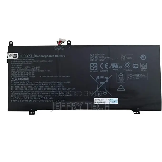 Battery for HP Spectre X360 Convertible 13-Ae000 13-Ae0xx 13