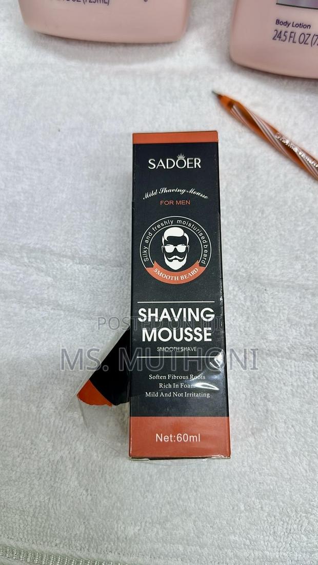 60ml Men Shaving Mousse Mild Formula Soften Beard Root R - main view