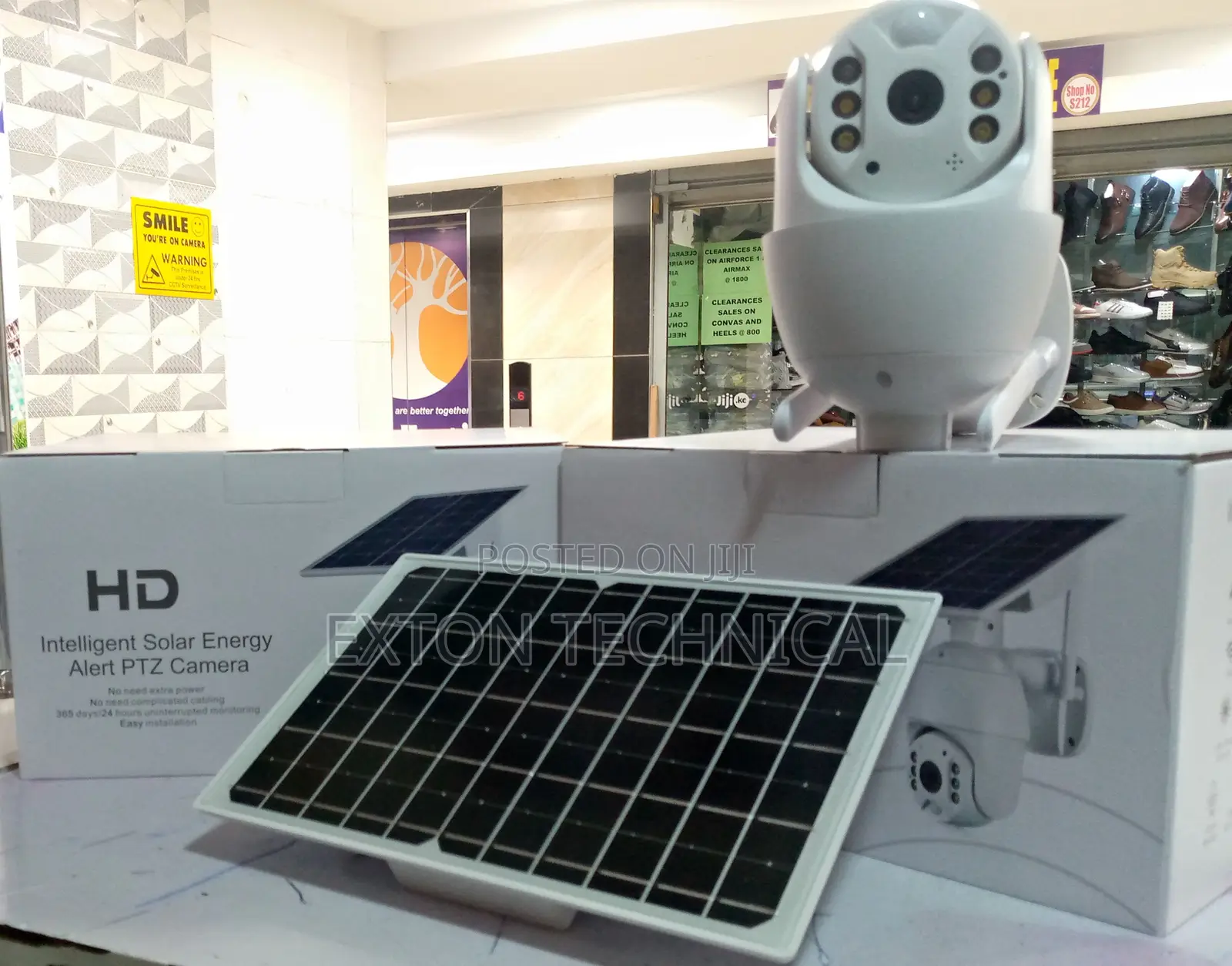 4MP Solar Powered CCTV Camera With Simcard Slot