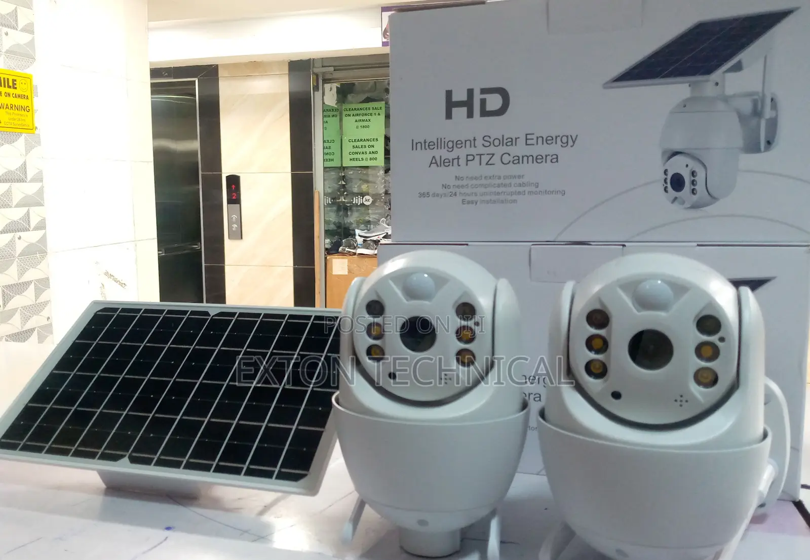 Ubox Wifi Security Camera Solar Powered Outdoor 1080p