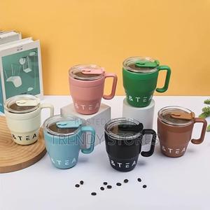 480ML Coffee Cup With Straw - thumbnail 2