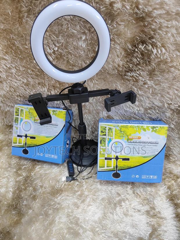 Phone Universal Table Stand With Ringlight - main view