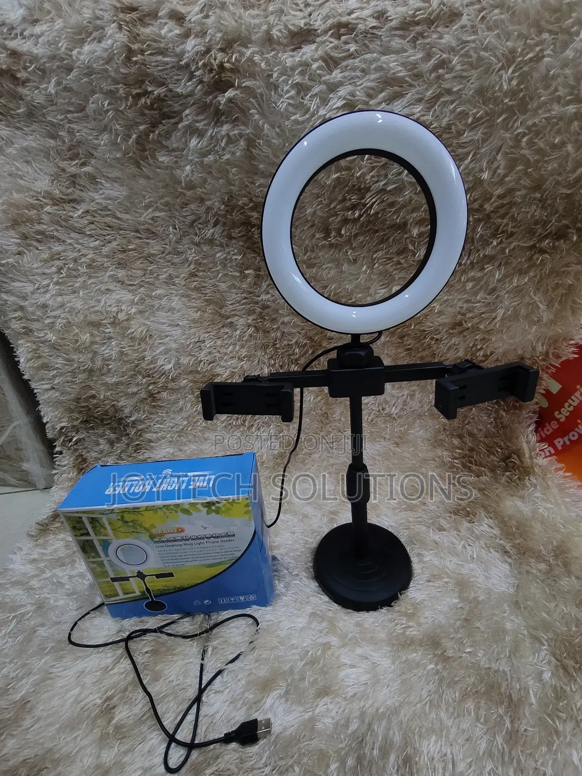 Table Stand Dual Phone Holder