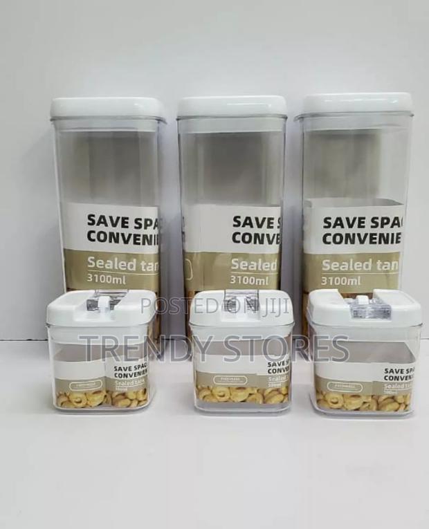 6 PCS Acrylic Storage Containers - main view
