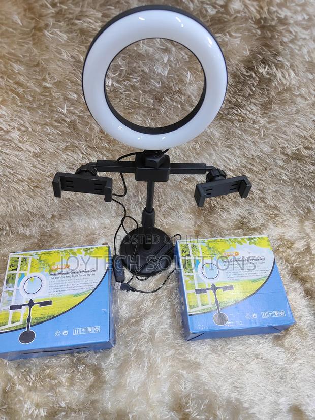Live Desktop Ringlight Phone Holder - main view
