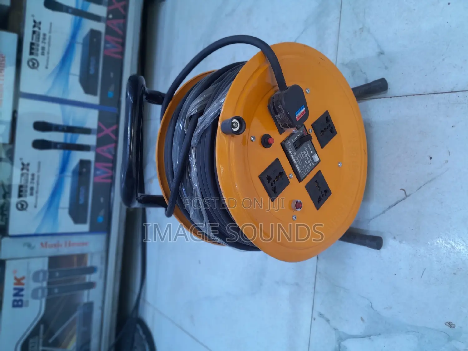 Extension Reel Yellow 50meters 2.5mm ( Strong Cable)