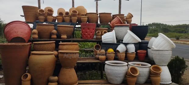 Flowerpots of Material Clay