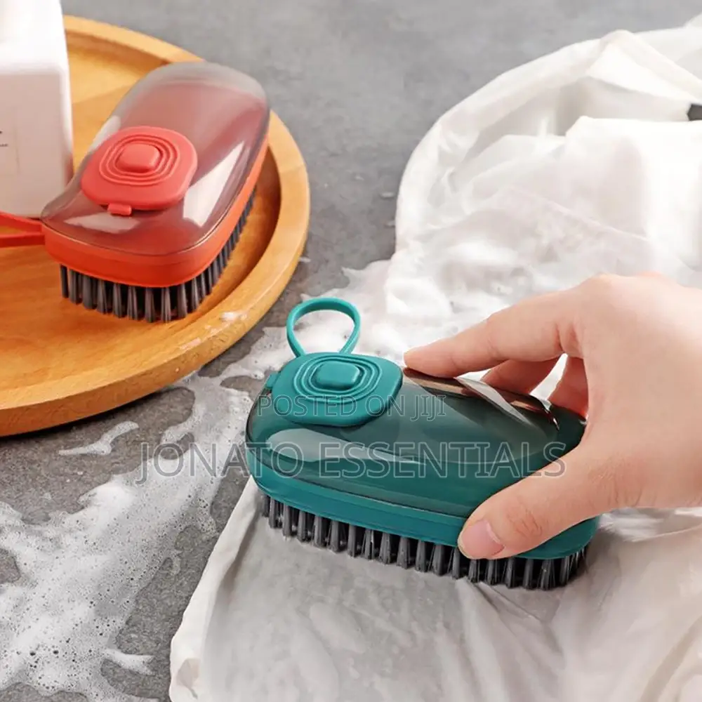 Multipurpose Cleaning Brush With Soap Dispenser