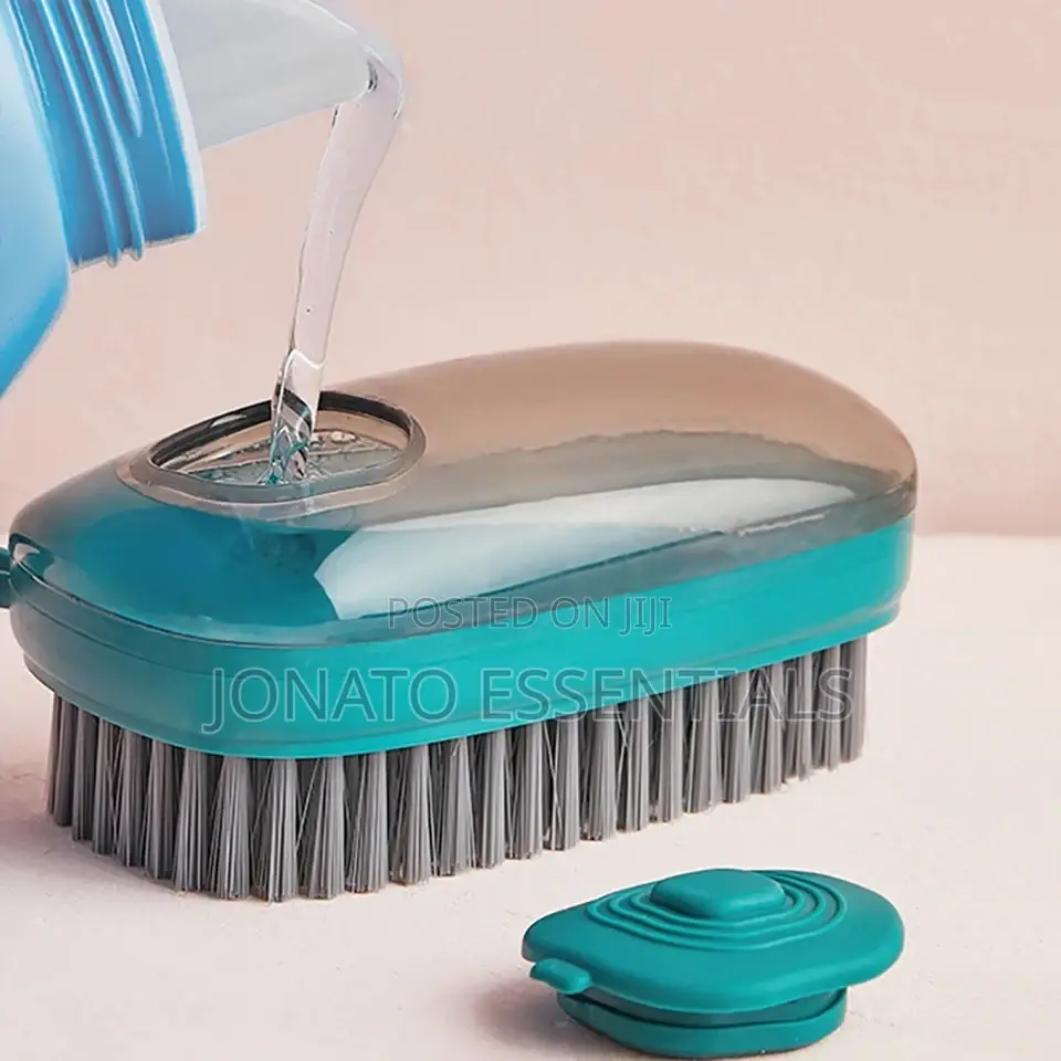 Multipurpose Cleaning Brush With Soap Dispenser
