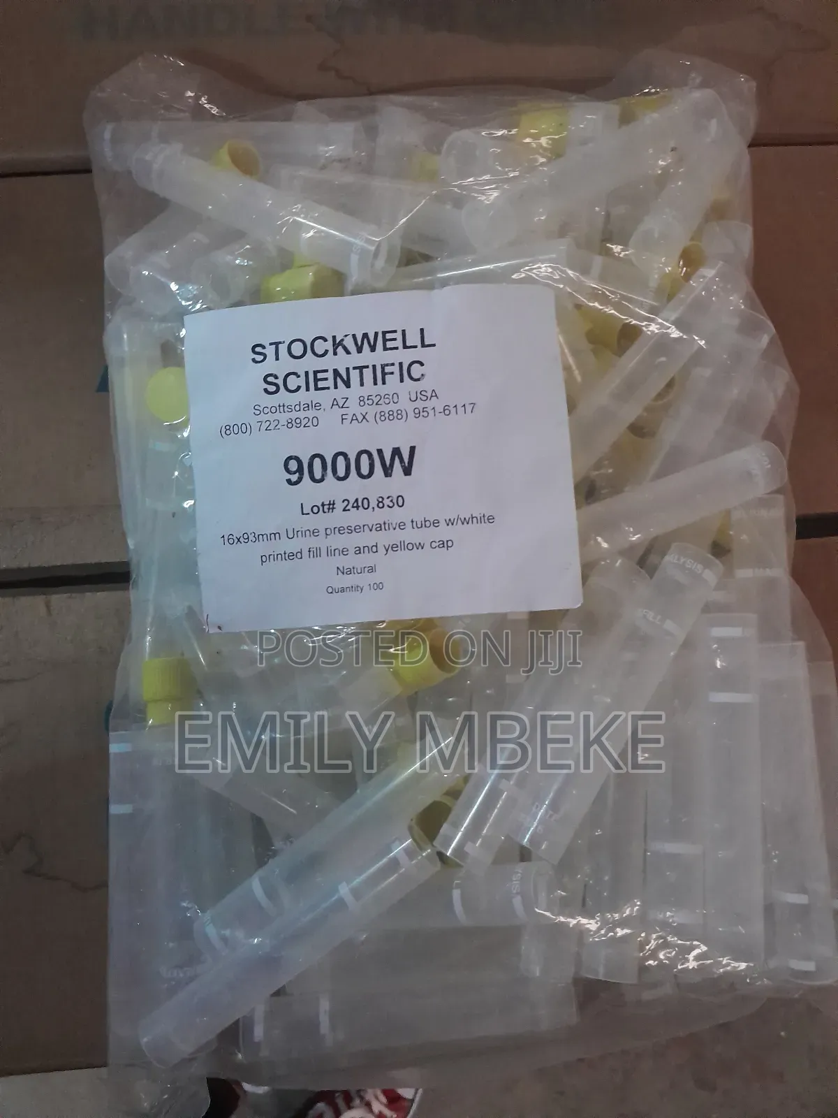 Urine Preservative Tube