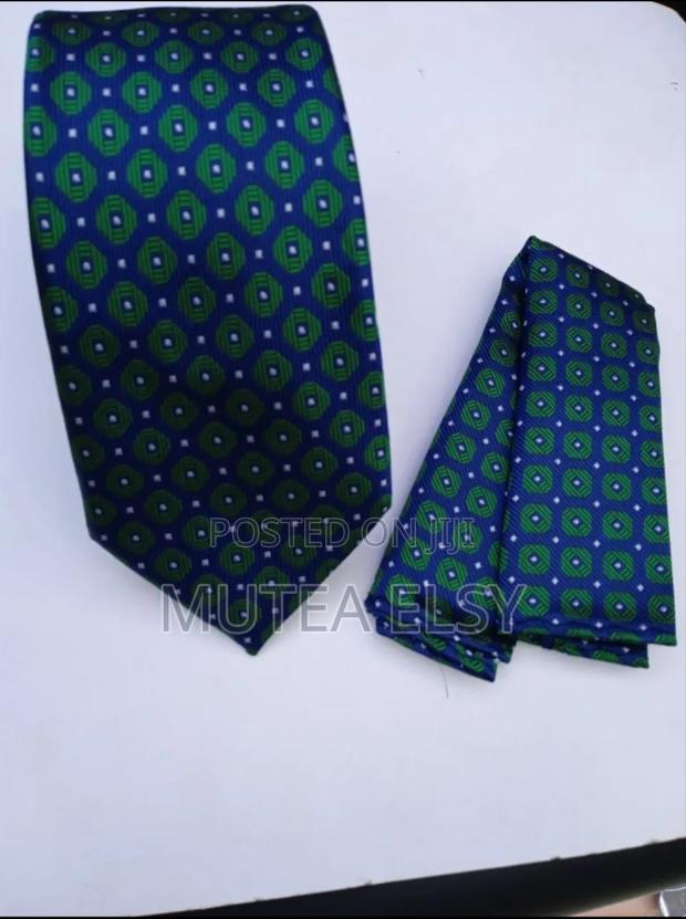Polycadot Green Executive Tie Sets - main view
