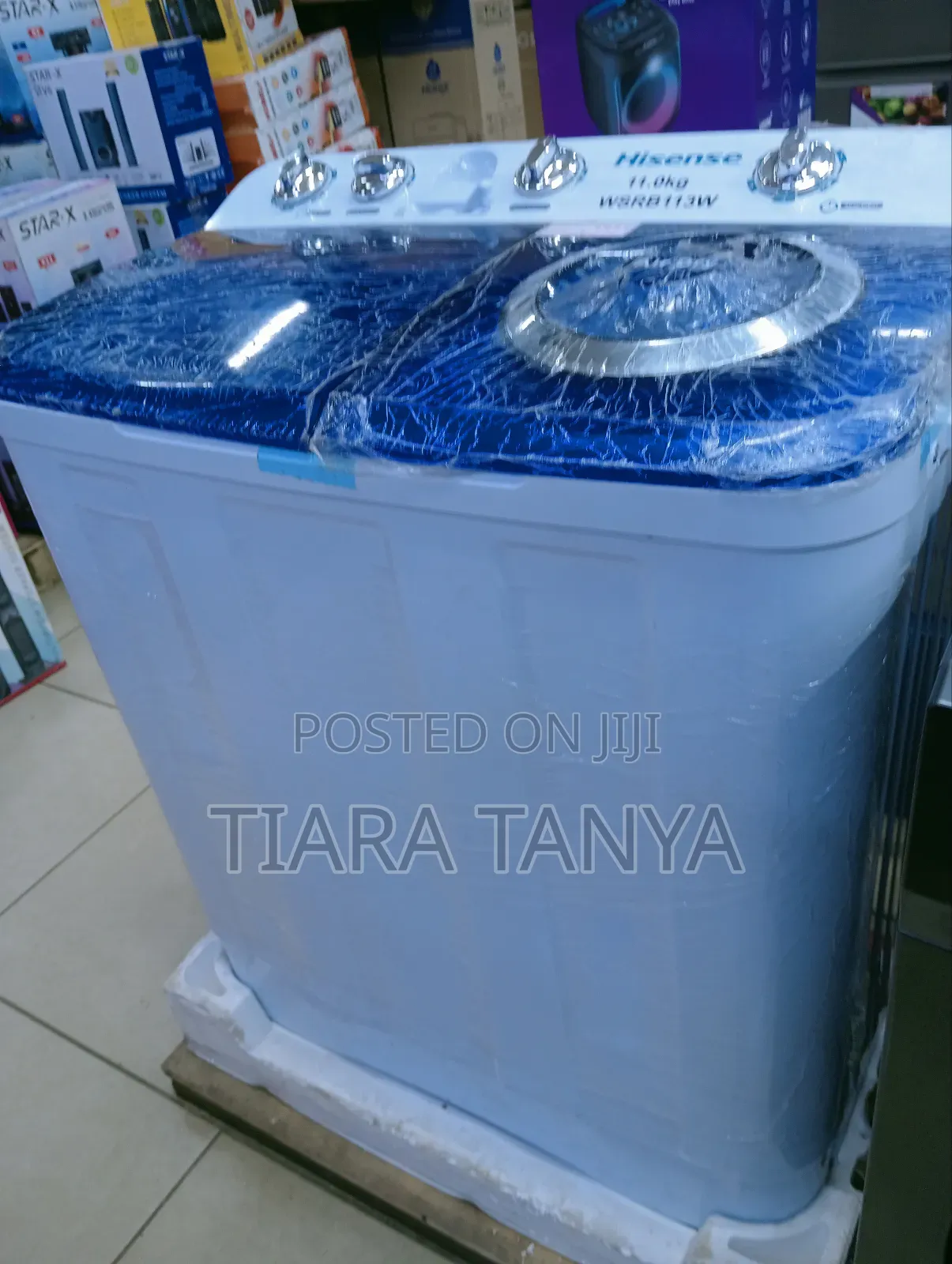Hisense 11kg Wsrb113w Twin Tub Washing Machine