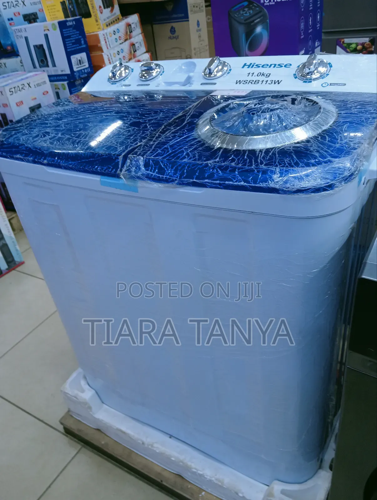 Hisense 11kg Wsrb113w Twin Tub Washing Machine