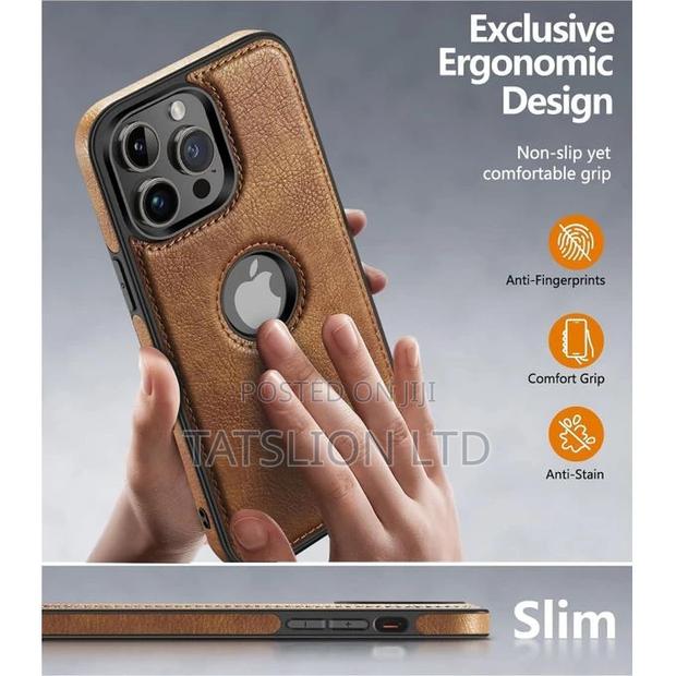 Leather Case Cover for iPhone 15 Pro Max - thumbnail 2