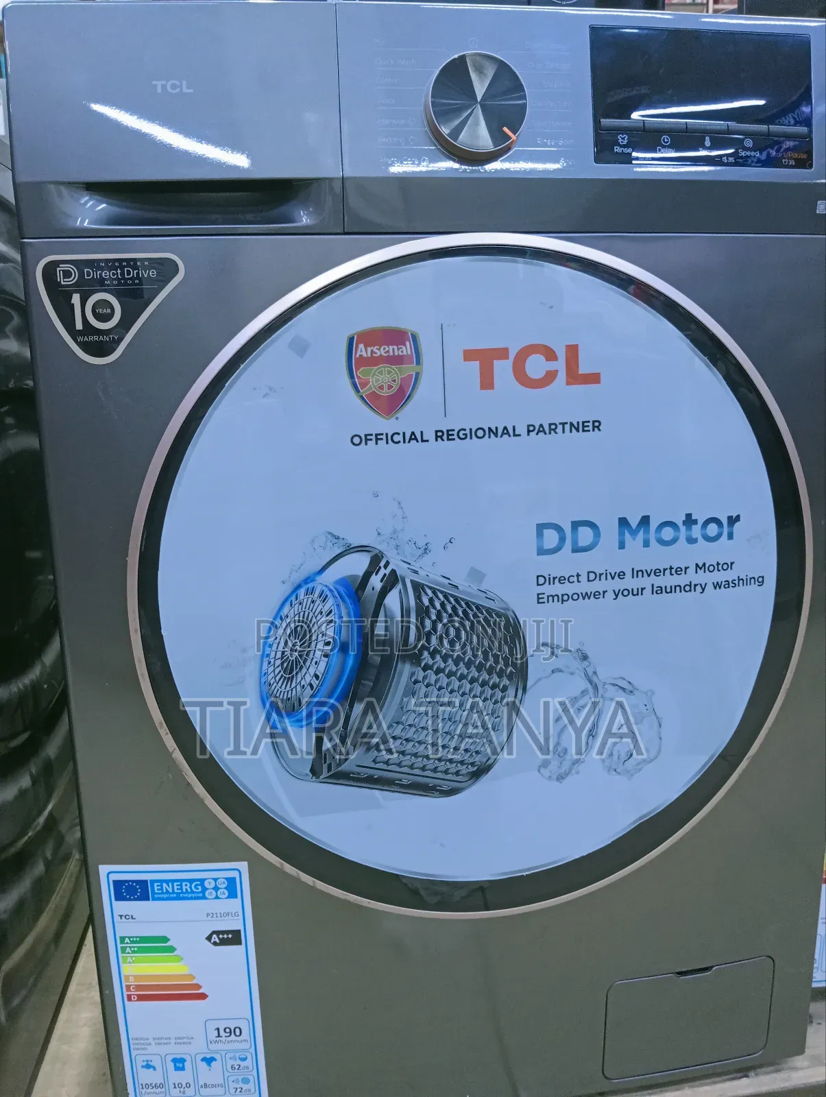 TCL 10kgs and 6kgs Dryer Front Load Washing Machine