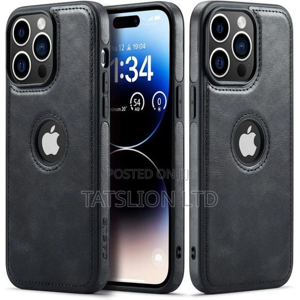 Leather Case Cover for iPhone 11, 12, 13 ,14 ,15 Pro Max - main view