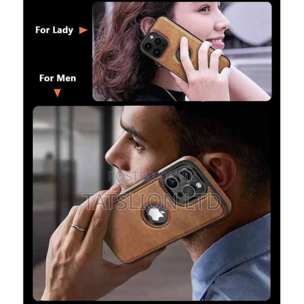 Leather Case Cover for iPhone 11, 12, 13 ,14 ,15 Pro Max - thumbnail 2
