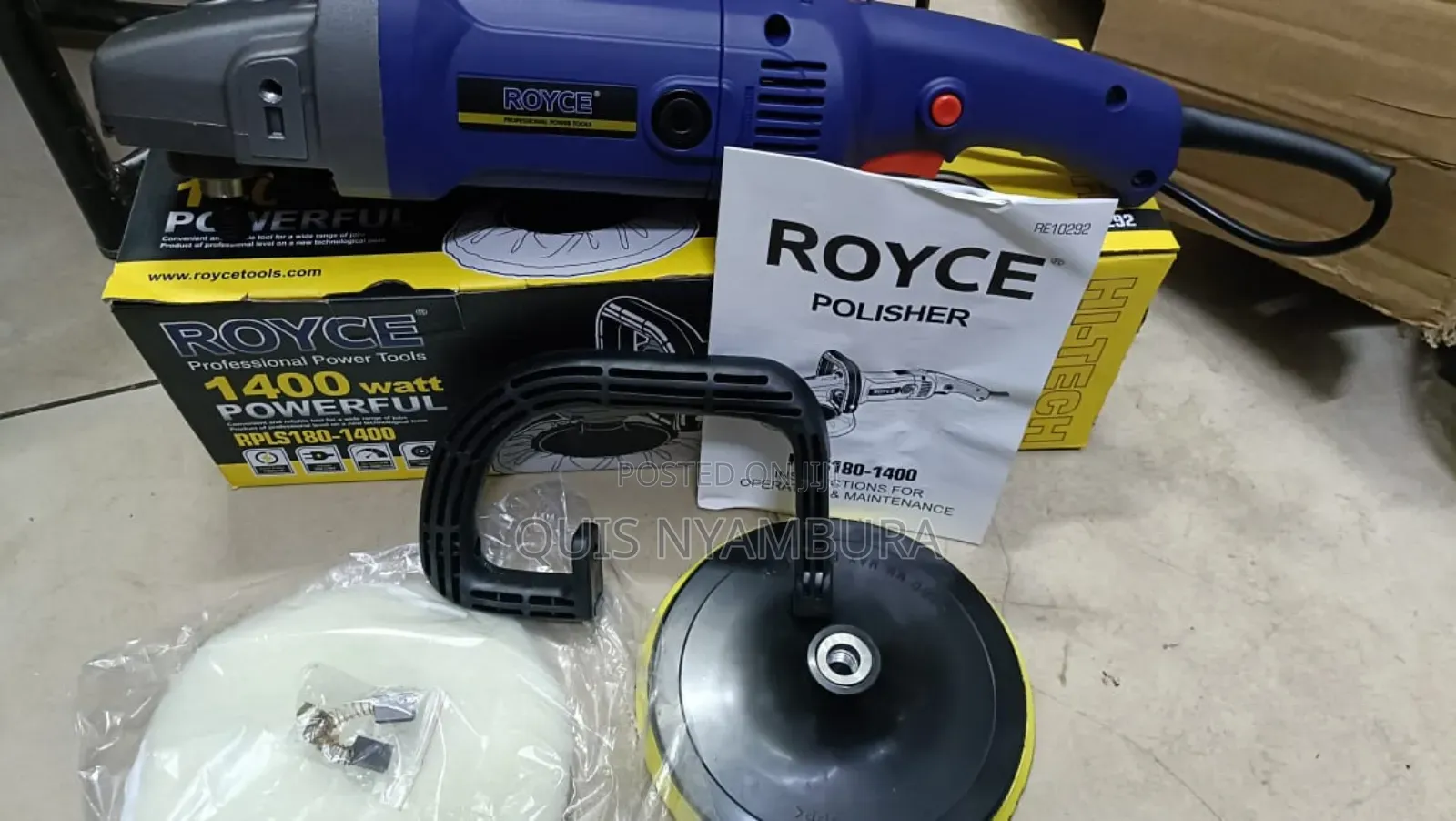 Buffing Machine, Royce Polisher