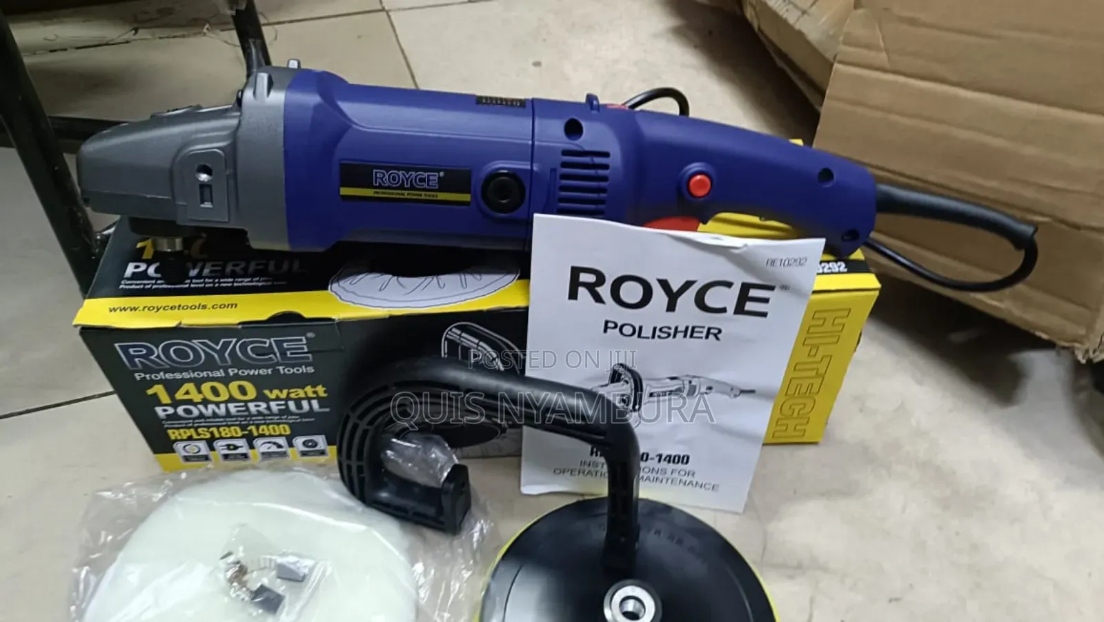 Buffing Machine, Royce Polisher