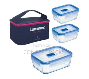 Luminarc Rectangle Pure Box 3pcs Set L2150
