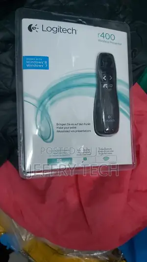 Logitech R400 Wireless Presenter, Laser Pointer With 50ft. W
