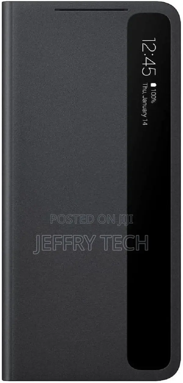 Samsung Galaxy S21+ Official S-View Cover (Black, S21+)