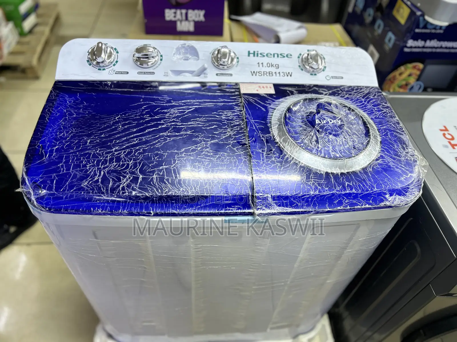 Hisense Twin Tub 11kg Washing Machine Wsrb113