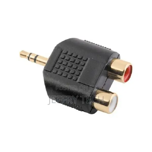 Antsig 3.5mm Plug Dual RCA Audio Adaptor