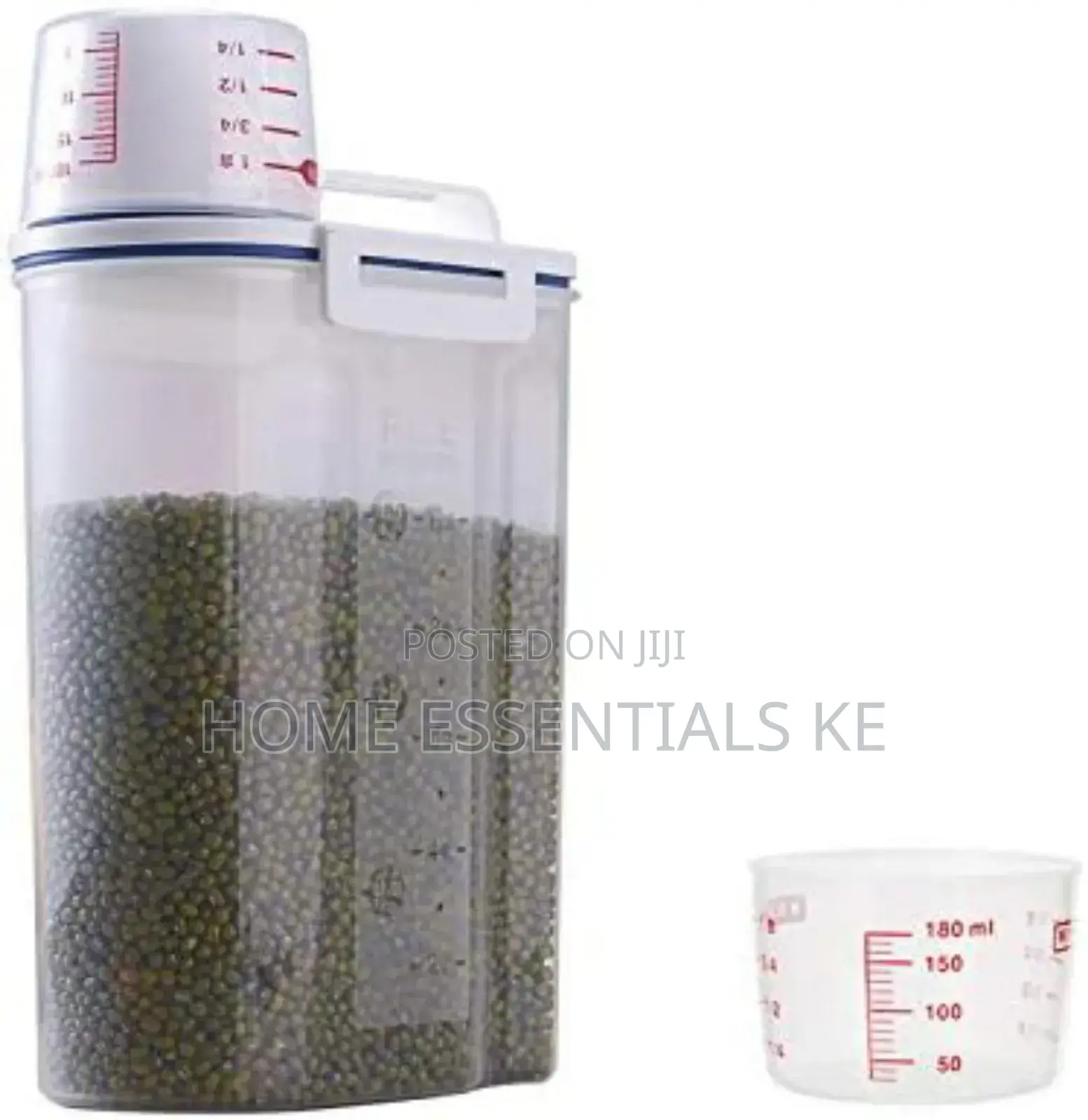 Air Tight 2kg Graduated Cereal Container With a 180ml Cap