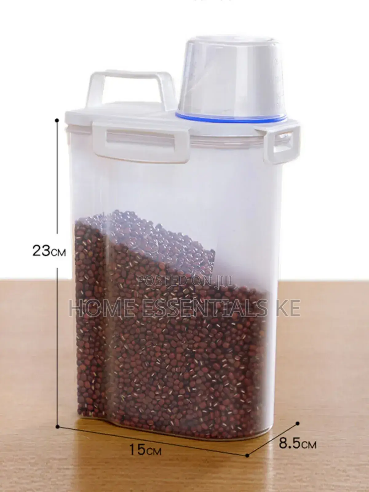 Air Tight 2kg Graduated Cereal Container With a 180ml Cap