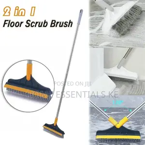 *3-in-1 Floor Scrubbing v- Shaped Brush, Broom Squeegee*
Er