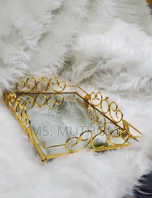 Decorative Dining /Cosmetics Vanity Tray