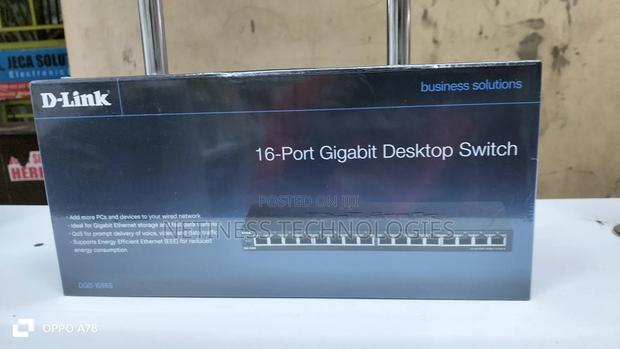 Dlink 16 Port Gigabit Desktop Switch - main view