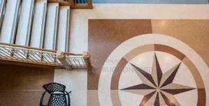 White Cement Terrazzo Flooring Services in Kenya.