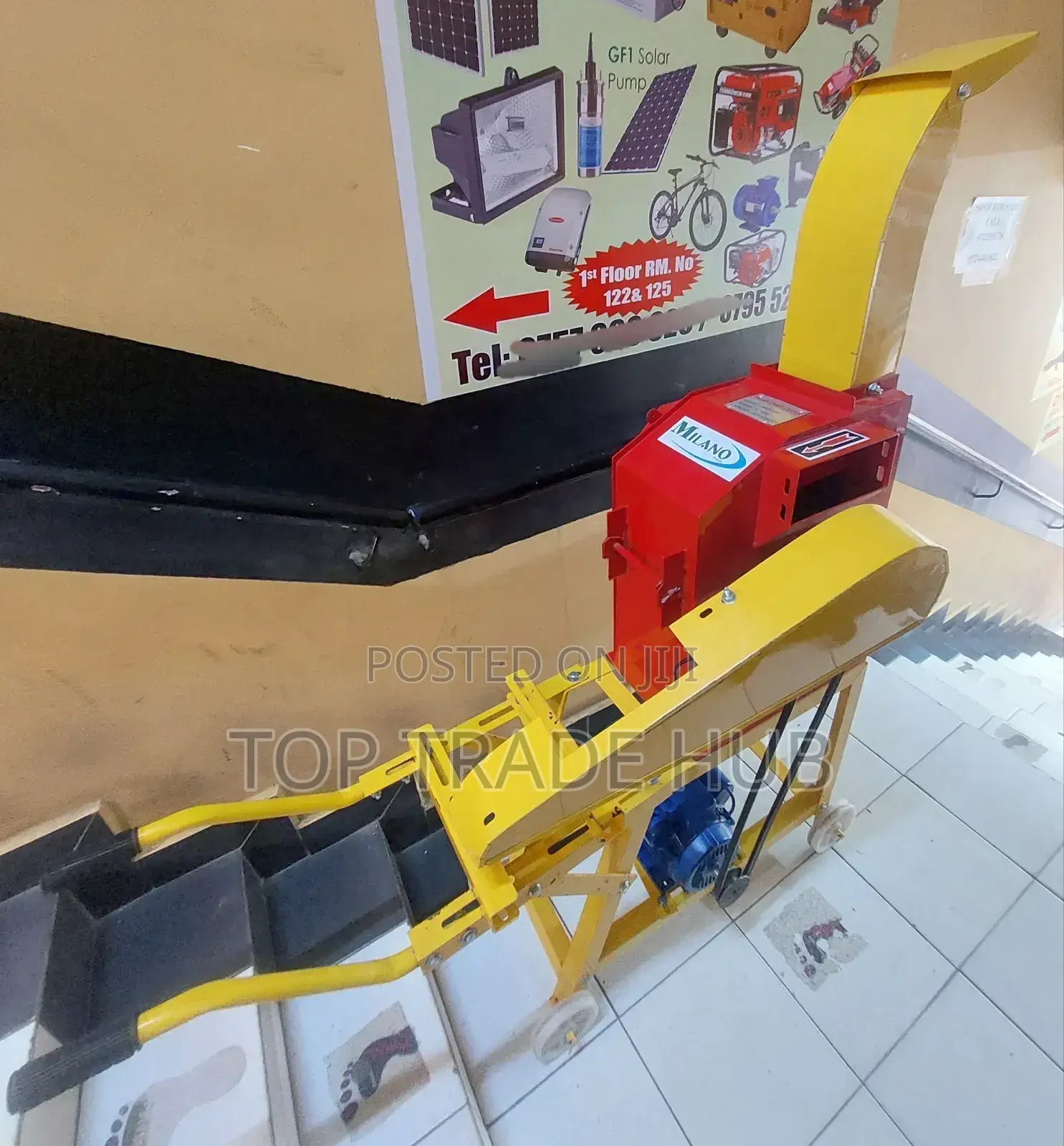 Complete Milano Italia Chaff Cutter With Electric Motor