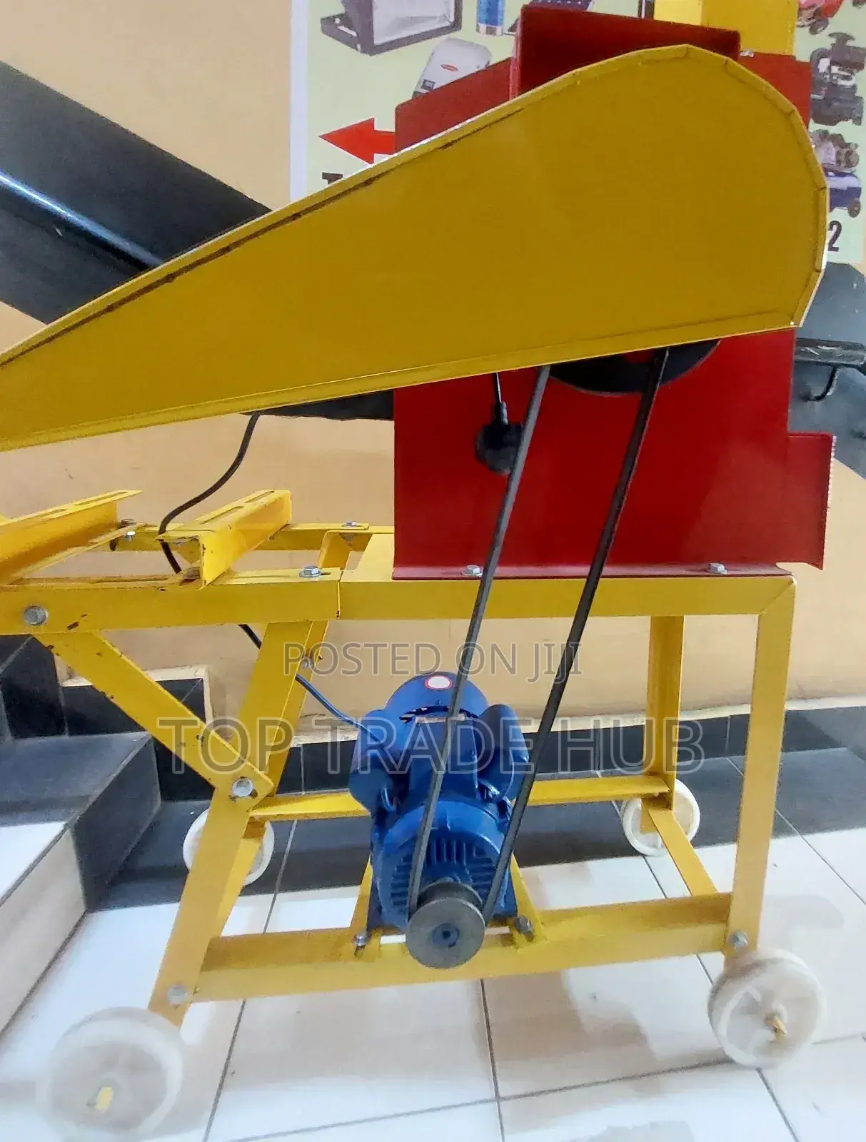 Complete Milano Italia Chaff Cutter With Electric Motor
