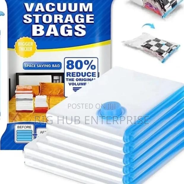 *5pcs Set Vacuum Storage Bags With Pump - thumbnail 2