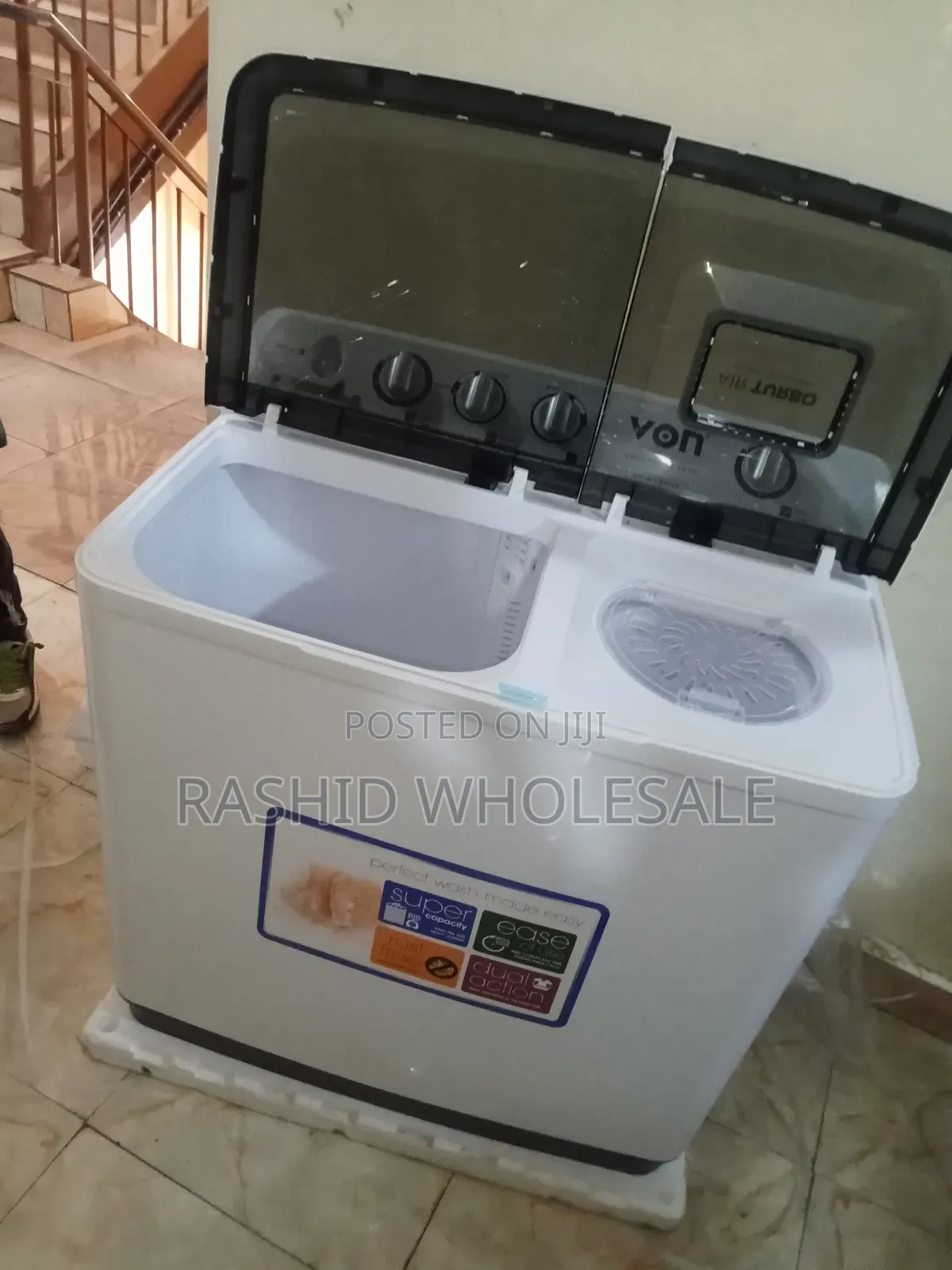Von 12kgs Washing Machine, Air Dyer