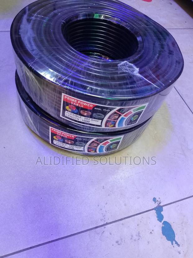 2.5 Flex Cable<>3core Black Flexible Cable 100m - thumbnail 2