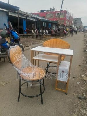 Manicure Set, Marble Table and 2 Chairs Colour Gold. - thumbnail 2