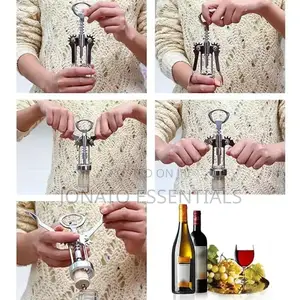 Wine Cock Screw Opener and Bottle Opener